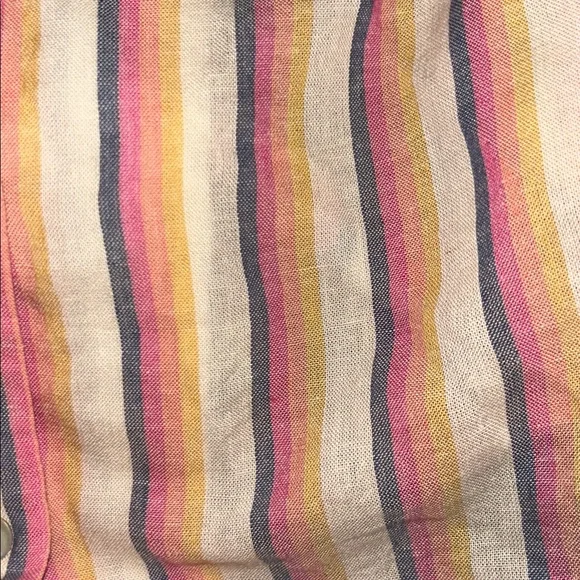 Marine LAYER Doze Short Sleeve PJ Top in Retro Ombre Stripe Medium M NWOT - Picture 10 of 10